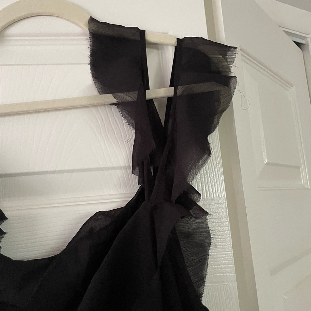 ASOS Curve Cut Ruffle Dress - Picture 4 of 6